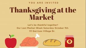 thanksgiving at the market